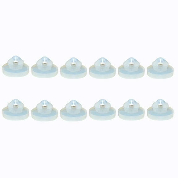 12Pcs Brake Switch Stopper Car Brake Light Switch Automotive Clutch Pedal Stopper Brake Switch Pad 90541-06036 White