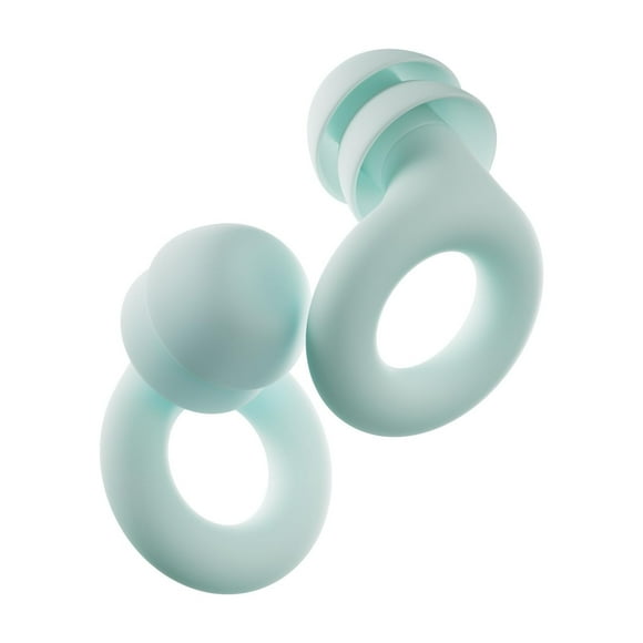 Loop Quiet 2 Plus Ear Plugs with Double Tips – Ultra-Comfy Reusable Earplugs For Sleep, Focus, Travel, Noise Sensitivity | Flexible Protection | 24 dB (SNR) N