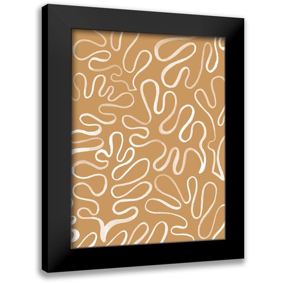 Popp, Grace 12x14 Black Modern Framed Museum Art Print Titled - Matisse Pieces II