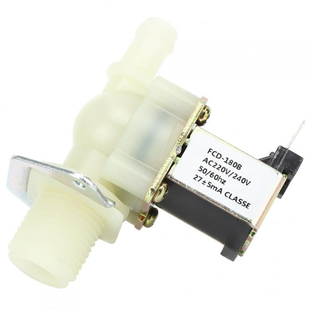 Válvula, válvula solenoide eléctrica de 1/2 pulg. Válvula solenoide de plástico Válvula de agua eléctrica Funcionalidad de alta precisión