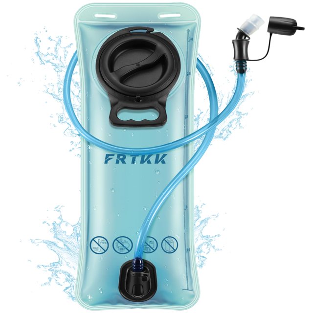 Bolsillo de Hidratación FRTKK 3L para Mochila de Senderismo Libre de BPA Azul