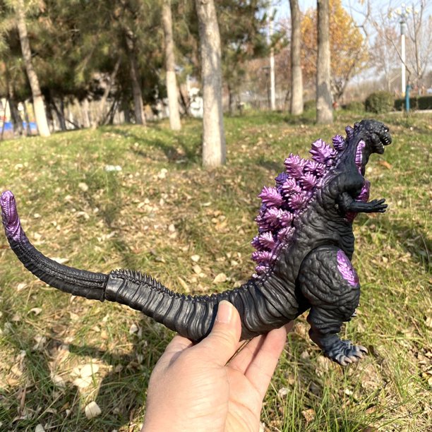 Godzilla vs King Kong King of Monsters Space Burning Godzilla Muñeca de goma suave Rey Ghidorah Bestia Dinosaurio Articulación móvilzhangyuxiang