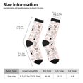 thumbnail image 2 of Fotbe Cute Cartoon Cows Calcetas Largas con Estampado para Hombre y Mujer – Calcetas de Compresión Transpirables y Elásticas, Viajar y Uso Diario Talla 5-11, 2 of 6