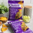thumbnail image 4 of Quest Tortilla Style Protein Chips, Loaded Taco Flavor, Baked, Low Carb, 4 Count, 4 of 9
