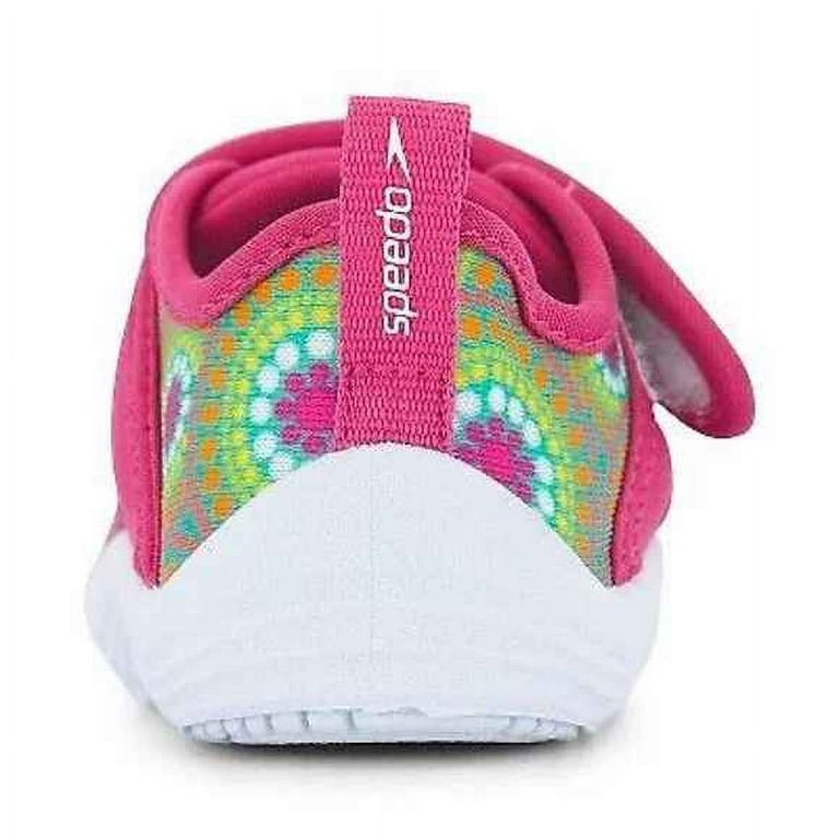 Speedo Toddler Girls' Printed Shore Explorer Water Shoes Rainbow