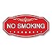 thumbnail image 3 of NO Smoking Victorian Door/Wall Sign (Red) - Medium 4" x 8", 3 of 3