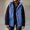 Blue, variant on DAFPZW Womens Puffer Vest Sleeveless Casual Loose Winter Warm Lightweight Stand Collar Down Plaid Print Jacket Coats