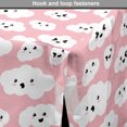thumbnail image 4 of Cloud Dog Crate Cover, Continuous Fluffy Cumulus Blush Tones Sky Cartoon, Easy to Use Pet Kennel Cover Small Dogs Puppies Kittens, 7 Sizes, Pale Pink Charcoal Grey, by Ambesonne, 4 of 6