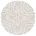 thumbnail image 2 of Safavieh Easy Care Beckah Geometric Machine Washable Area Rug, Gray/Ivory, 6' x 6' Round, 2 of 7