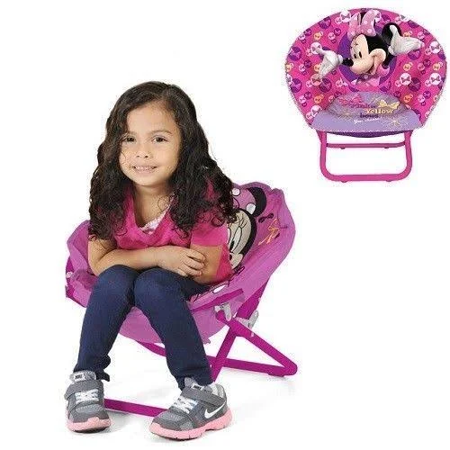 Disney Minnie Mouse Saucer Chair, Available in Multiple Characters