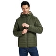 thumbnail image 3 of Weilanxin Men's Puffer Jacket Hooded Sherpa Lined Water Resistant Windproof Insulated Jacket Warm Winter Puffy Coat, 3 of 11