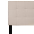 thumbnail image 5 of Pemberly Row Contemporary Queen Fabric Panel Headboard in Beige, 5 of 9