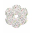 thumbnail image 7 of 13 Inch Round Placemats Set of 6, Pink Spring Floral Non Slip Heat Insulation PP Table Mats, Flowers Botanical Elegant Wooden Washable Place Mats for Kitchen Dining Party Table Decor, 7 of 7