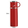 thumbnail image 4 of Hadanceo Insulated Water Cup Keeps Hot or Cold 12 Hours Stainless Steel Water Bottle Leak-proof Double Layer Vacuum Insulated Cup Large Capacity Food Grade Water Mug, 4 of 16
