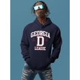 thumbnail image 2 of Georgia D League Sports Style Hoodie Men -Image by Shutterstock, Male 3X-Large, 2 of 4