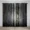 1, variant on 2 Panels 3D Soft Gray Barn Door Style BlackoutCurtains - Block Light and Noise for aRelaxing Sleep Environment