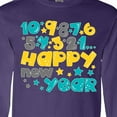 thumbnail image 4 of Inktastic Happy New Year Countdown Long Sleeve T-Shirt, 4 of 5