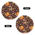 thumbnail image 2 of Kdxio Woodland Creatures Floral Pocket Mirror, 1X/2X Travel Makeup Mirror 2-Sided Folding Small Mirror Portable Double-Sided Magnifying Cosmetic Mirror for Gift-Round Shape, 2 of 9