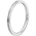 thumbnail image 4 of Sterling Silver Rhodium Grooved Ring, 4 of 7