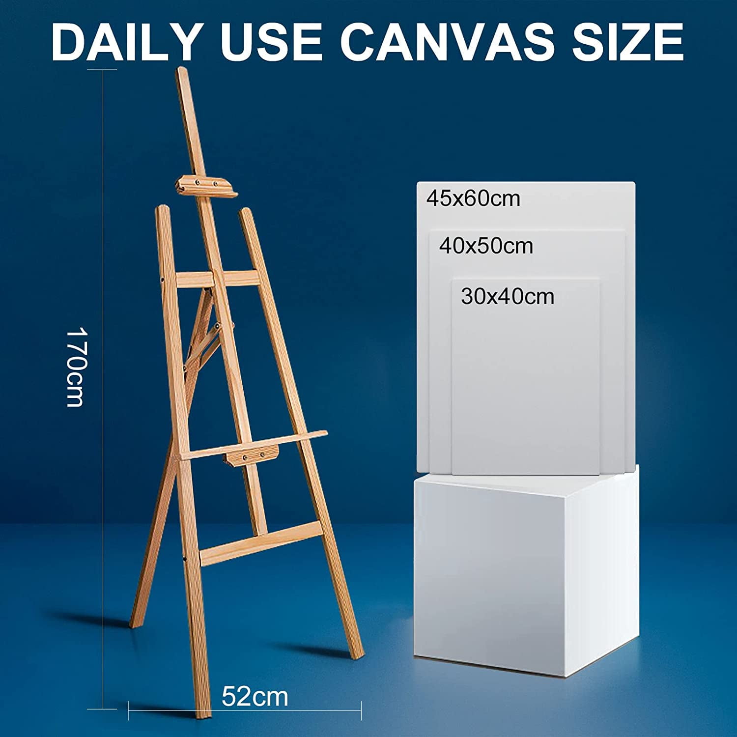 Artkey Canvas Panels, 16"x20",6 Pack, 100% Cotton Acid-Free White Canvas Boards for Painting, Gift for Adult & Kids 3-15 Years Old