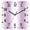 White lavender, variant on Dark Green Wooden Wall Clock Silent Non Ticking, Modern Gradient Vertical Stripes Geometric Square Wall Clocks Battery Operated, Decor Clock for Home Office, Living Room, Kitchen, 12 Inch