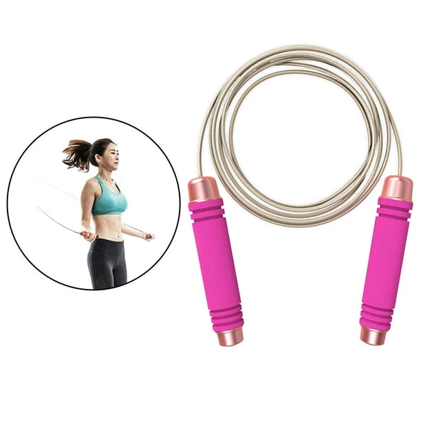Cuerda de saltar sin romiento Macarena Mango antideslizante Rosa