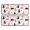 Cat and Heart White Pattern, variant on Multicolor Cat and Heart White Anti Fatigue Kitchen Rugs Set Of 2, Non Slip Washable Decorative Floor Mats for Sink Laundry and Home Use, 17"x47"
