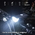 thumbnail image 5 of USB Bicycle Light Set,Bike Lights for Night Riding,Front Light&Rear Tail Light&USB Charging Cable Bike Accessories Black (2 pcs), 5 of 8