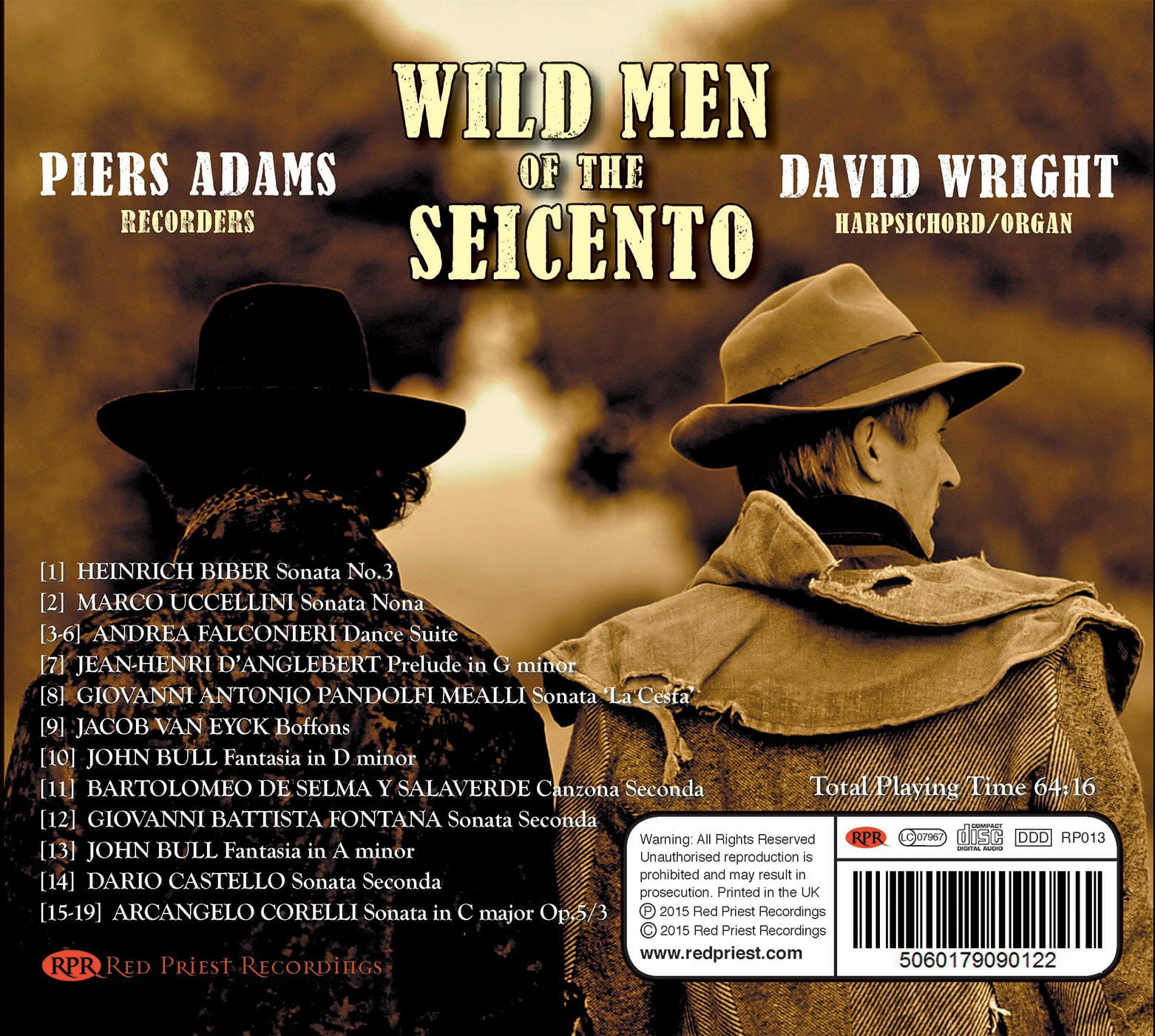 Biber / Bull / Castello / Adams / Wright - Wild Men of the Seicento - Music & Performance - CD