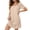 Beige# nightgowns for women, variant on Summer Nightgowns for Women Soft Cozy Short Sleeve Midi T Shirt Dress Breathable Casual Round Neck House Dress Beige Free Size