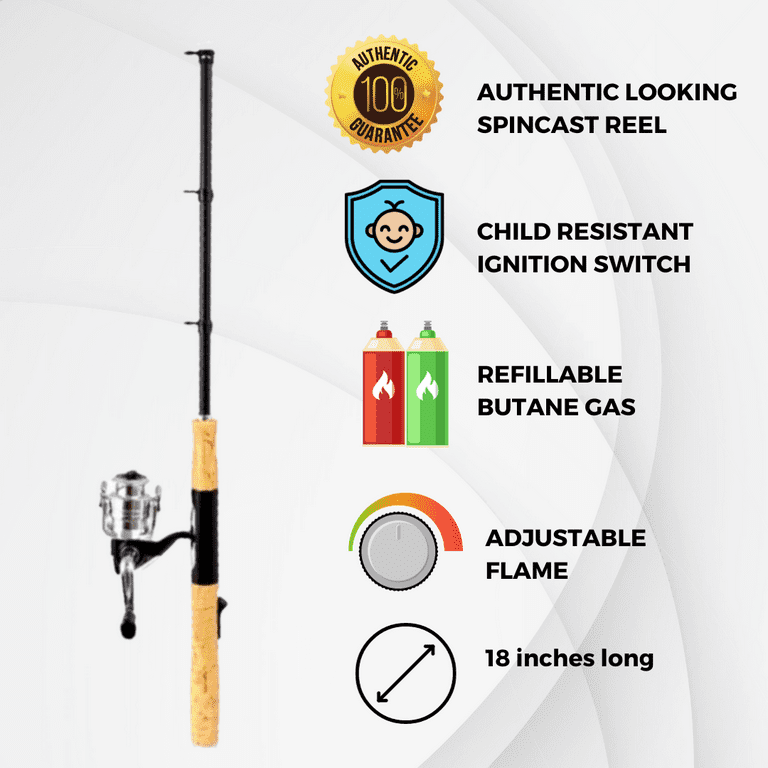 GEI Open Face Fishing Pole BBQ Lighter – 18” Multipurpose Lighter