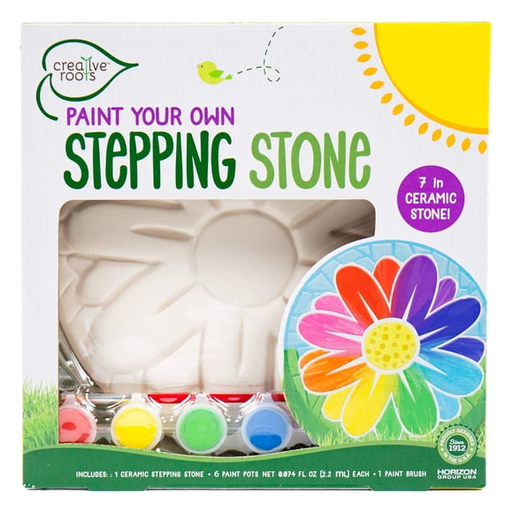 Kit de peldaños Creative Roots en mosaico para jardín de flores, 7 cm