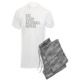 thumbnail image 1 of CafePress - Eat Sleep Baseball Repeat Pajamas - Men's Light Pajamas, 1 of 1