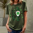 thumbnail image 4 of ICHUANYI Womens T-Shirt Stylish Short Sleeve Tees St.Patrick's Day Print Top Crew Neck Tops Cloth New Trending, 4 of 4