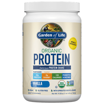 Garden of Life  Protein Powder, Vanilla, 20g, 18oz