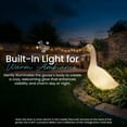 thumbnail image 2 of Union Products 23" Light Up Wild Goose Garden Statue, Seasonal Outfit Compatible, White, 2 of 7