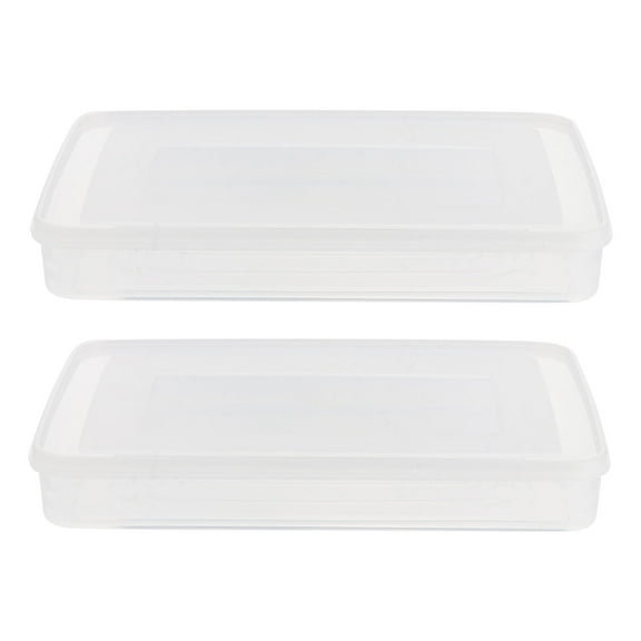 HAKIDZEL Freeze Dumplings Refrigerator Dumpling Storage Box 2Pcs