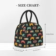 thumbnail image 5 of Naloa Retro Video Game Print Lunch Bag for Women Men,Insulated Lunch Box for Adult,Reusable Lunch Tote Bag for Work, Picnic or Travel, 5 of 8