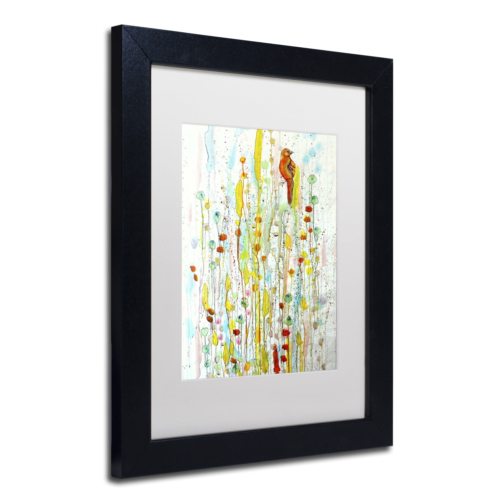 Sylvie Demers 'Pause' Matted Framed Art