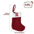 thumbnail image 3 of Calcetines de punto con alfabeto navideño Adornos para árboles de Navidad Decoraciones navideñas para el hogar 2024 Noel Año Nuevo 2025 Regalo de Navidad, 3 of 5