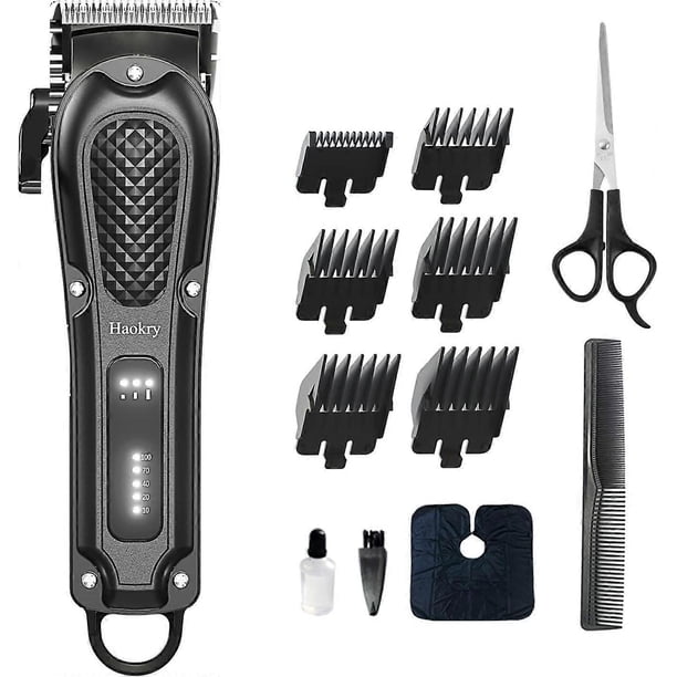 Cortapelos para hombre, kit con cable e inalámbrico, 3 velocidades y 200 minutos de autonomía.