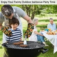 thumbnail image 3 of Black Sunflower Kitchen Oven Mitt and Pot Holder Sets 4 Pcs for Baking, Cooking and Grilling, Heat Resistant Up To 392 °F, 3 of 7
