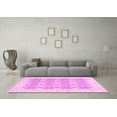 thumbnail image 3 of Ahgly Company Indoor Round Oriental Pink Traditional Area Rugs, 4' Round, 3 of 4