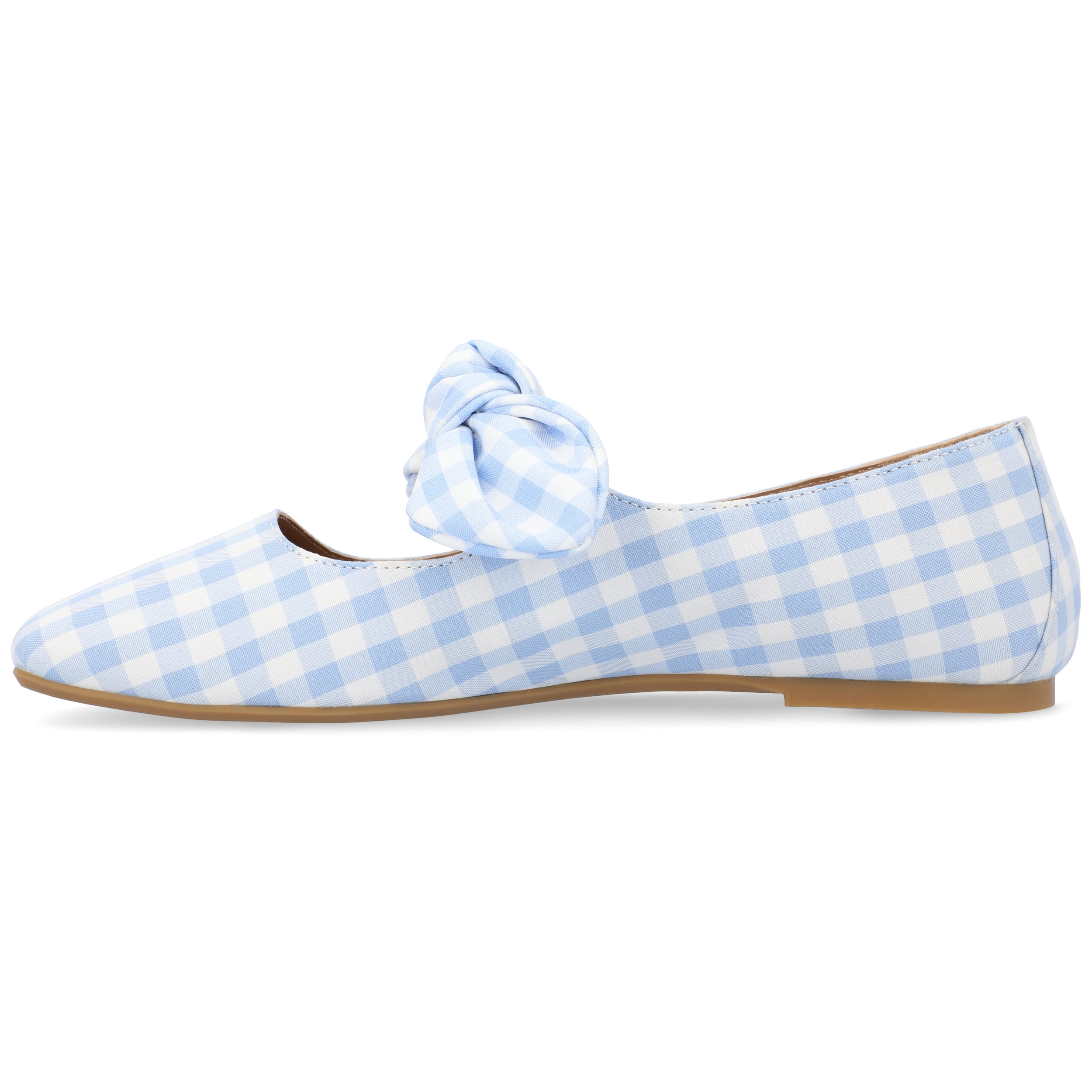 Journee Womens Seralinn Mary Jane Slip On Square Toe Dress Flats