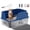 Blue, variant on Stainless Steel Litter Box, Cat Litter Box Non-stick, Splash-Proof, Leak-Proof, Extra Large Litter Box for Multi-Cats, White