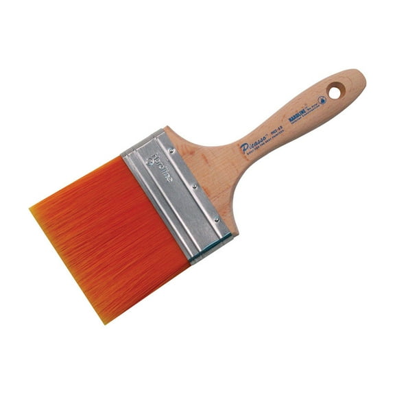 4" Proform Technologies PIC2-4.0 Picasso Hardline Straight Cut Beavertail Handle Paint Brush