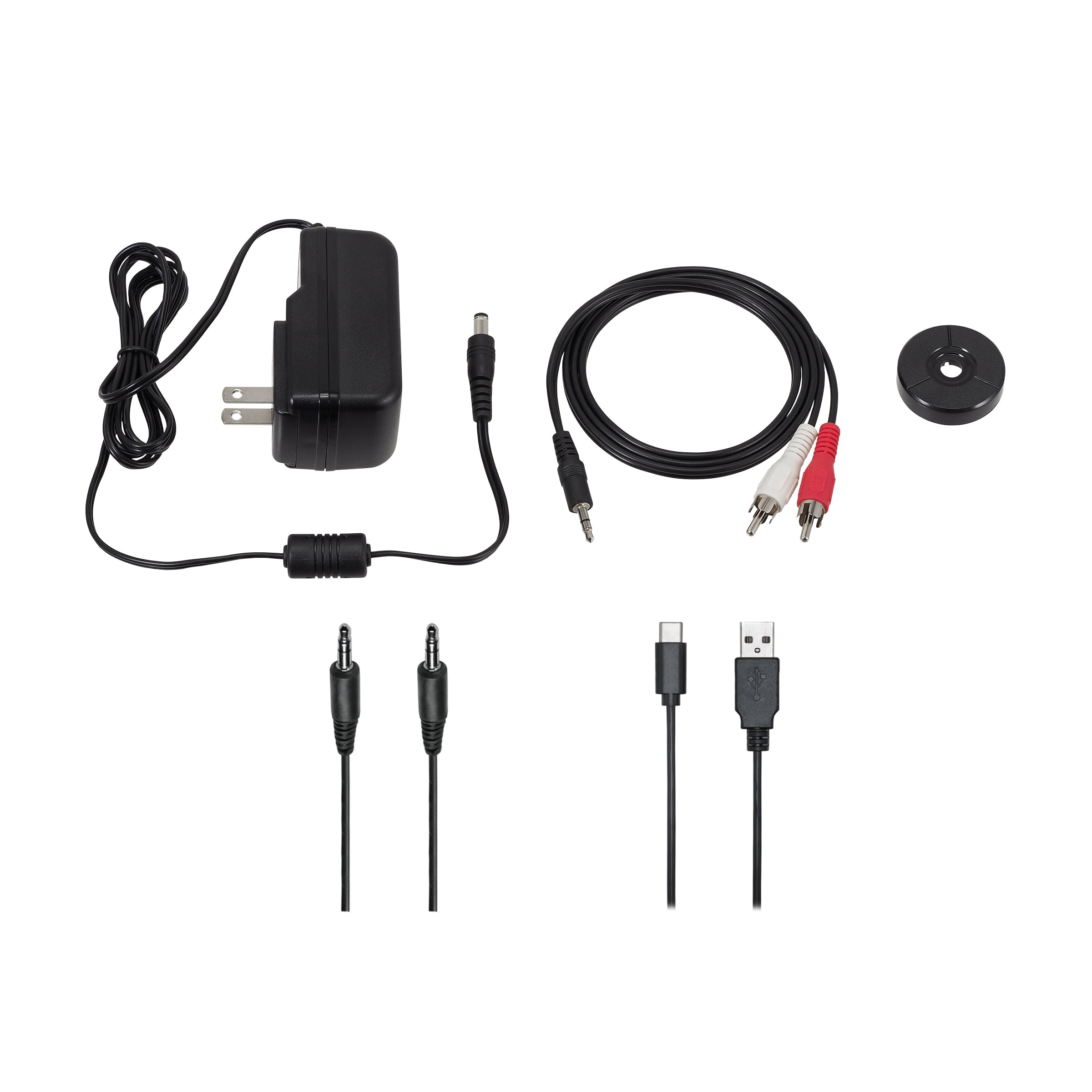Audio-Technica AT-LP60XSPBT Automatic 2-Speed Turntable and Speaker (Black)