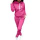 thumbnail image 3 of Gibobby Conjunto de sudadera y pantalones Conjunto de dos piezas de sudadera con capucha y estampado de copa de árbol de Navidad con para mujer, pantalones in(Rosa caliente,CH), 3 of 4
