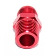 thumbnail image 4 of RED 8AN AN-8 to 1/2" NPT Male Thread Straight Aluminum Fitting Adapter RED 8AN AN-8 to 1/2" NPT Male Thread Straight Aluminum Fitting Adapter, 4 of 6