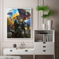 thumbnail image 1 of Cuadros Decorativos Pintura en lienzo del Día de la Independencia, decoración, pintura al óleo por números, póster de arte de pared Ndcxsfigh Nuevos Originales, 1 of 9